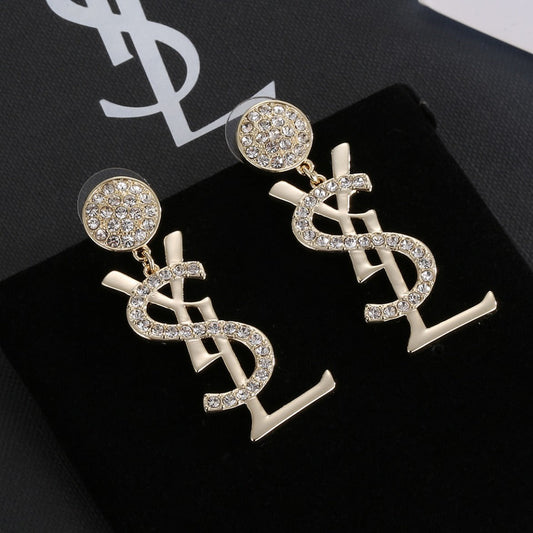 18K YSL Diamonds Earrings