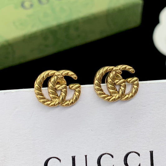 18K Double Gucci Earrings