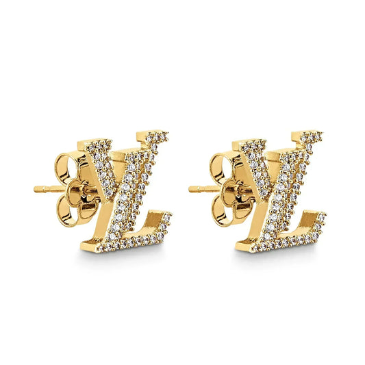 18K Louis Vuitton Iconic Diamonds Earrings